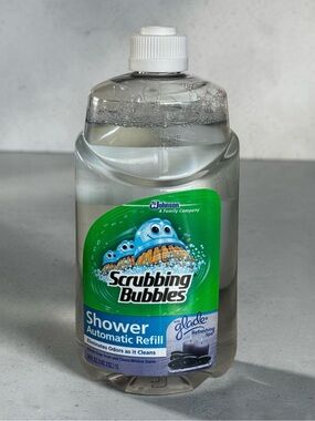 Scrubbing Bubbles Automatic Shower Cleaner Refill 34oz Glade Refreshing Spa New